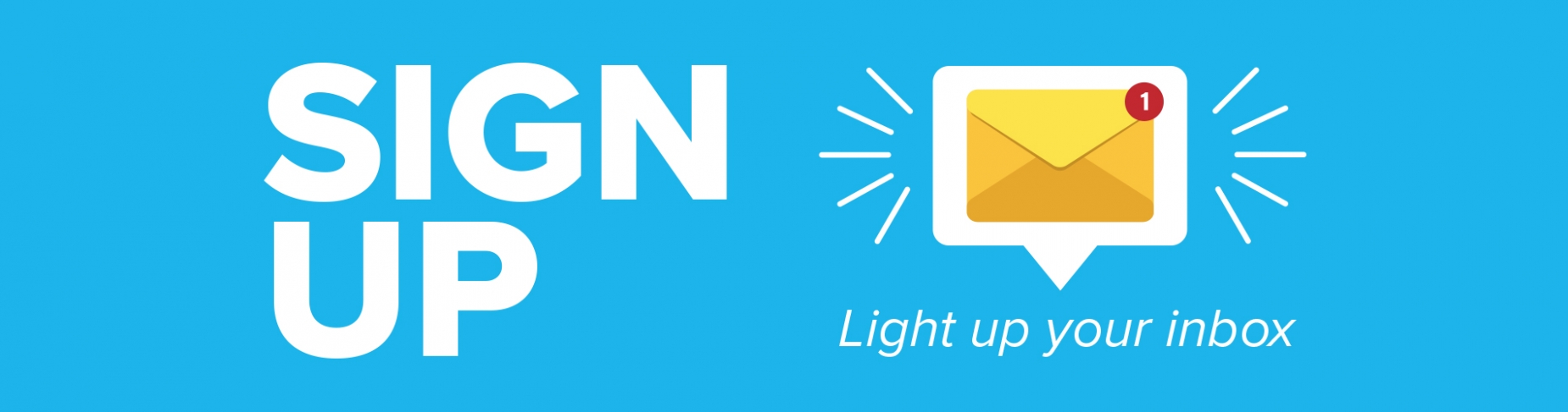 Sign up - Light up your inbox