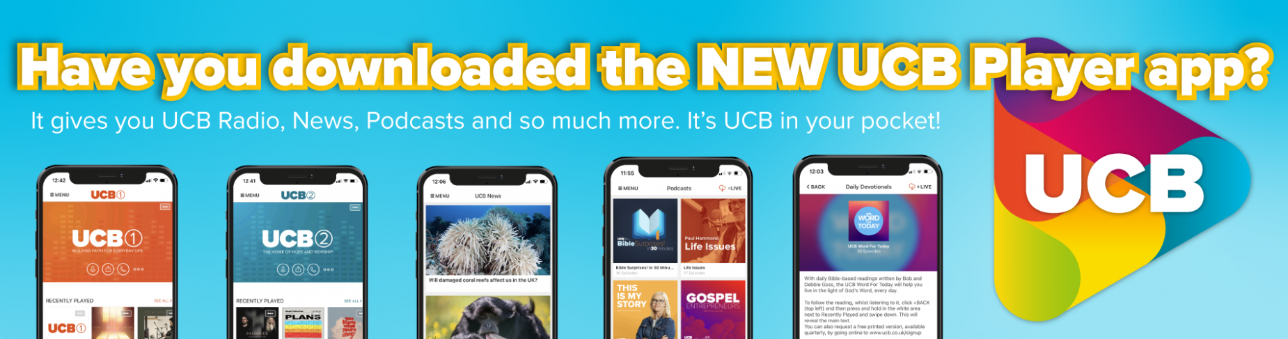 New UCB Player app